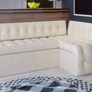 Кухонный уголок "Манчестер" кремовый