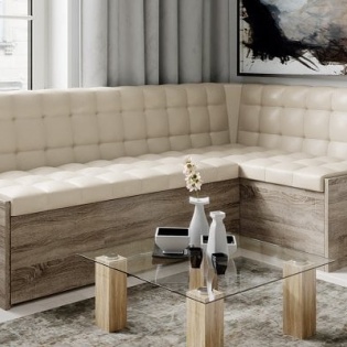 Кухонный уголок "Форест" бежевый