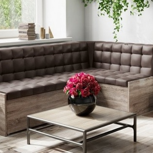 Кухонный уголок "Форест" коричневый